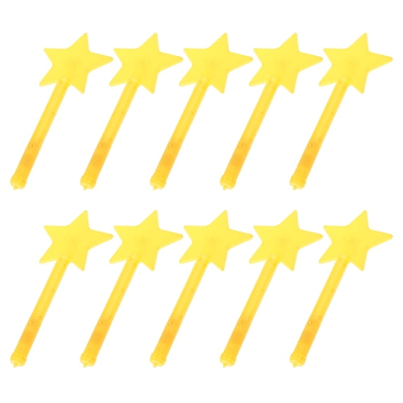 Glowing Sticks for Concert Children LED Flashing Magic Five PointedStar Light Up Fairy Wand Party Supply