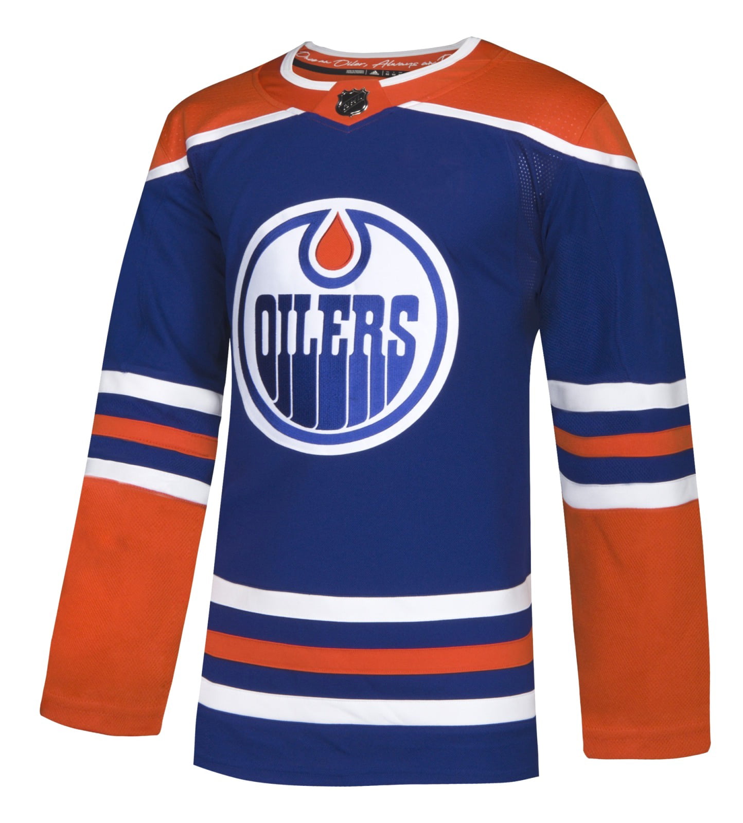 Adidas - Edmonton Oilers Adidas NHL Men\'s Climalite Authentic Alternate ...