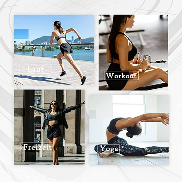 Women's 2pcs Activewear Set Workout Sets 2 Piece Seamless Solid Color  Leggings Crop Top Clothing Suit Black White Yoga Fitness Gym Workout Tummy  Contr