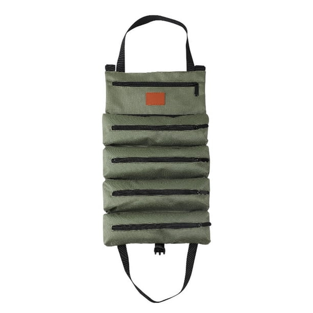 Bolsa Enrollable para Herramientas, Bolsa Enrollable Multiusos para Herramientas, Bolsa Enrollable para Llaves, Estuche Almacenamiento Enrollable para Envolver Automóviles
