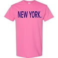 thumbnail image 3 of Inktastic New York in Blue Text T-Shirt, 3 of 5