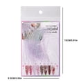 thumbnail image 3 of Heliisoer Fluorescent Silk Nail Color Line Manicure Silk Nail Decoration Flash Silk, 3 of 3