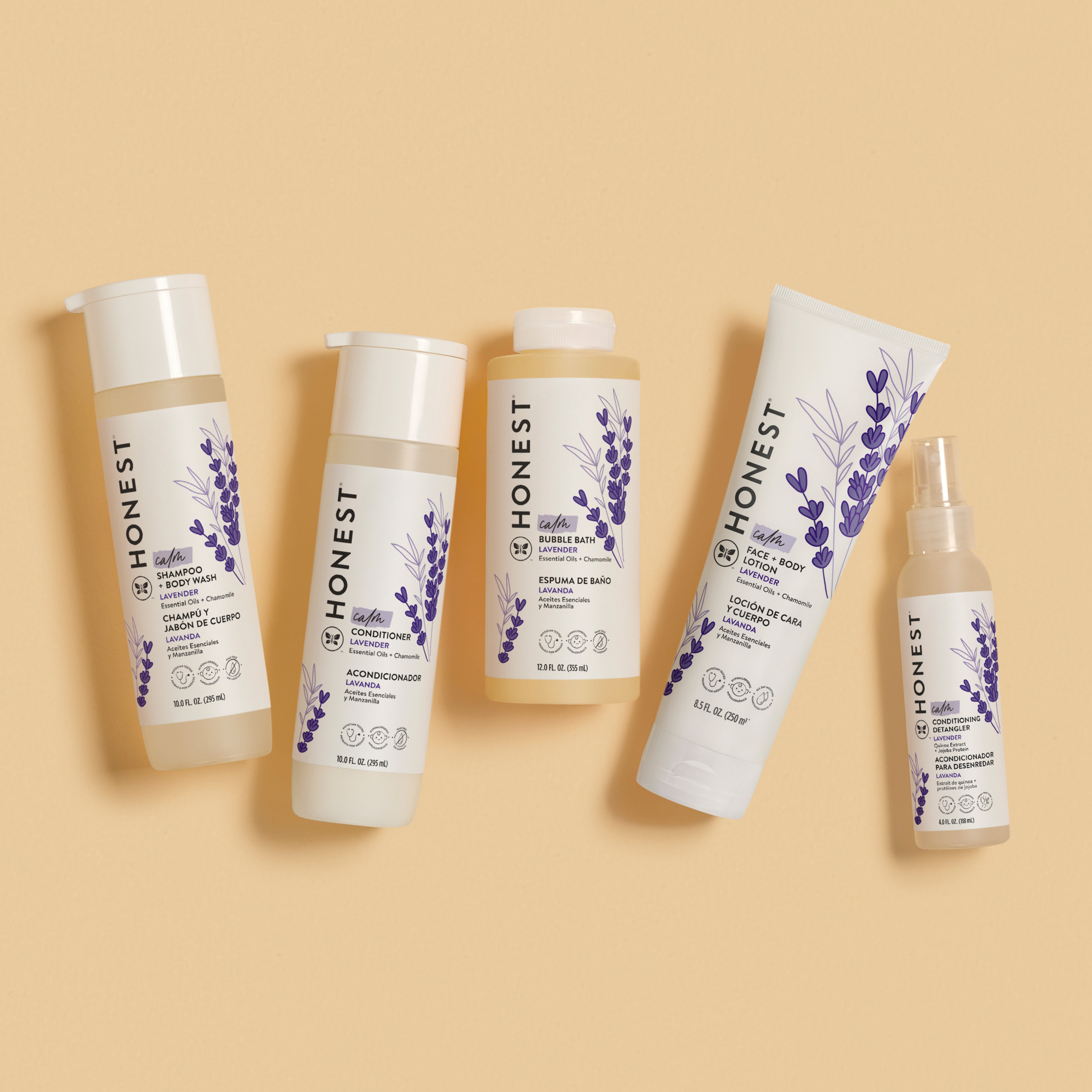 Honest Baby Face and Body Lotion, Calm Lavender photo 4