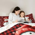 thumbnail image 5 of Manfei Winter Cute Snowman Bedding Comforter Set, Merry Christmas Twin Comforter Sets, Teens Boys Girls Kids Reversible Bedding Set, Luxury Bedroom Decor, 2 Pieces, 5 of 8