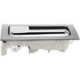thumbnail image 2 of Front/Rear Left Interior Door Handle with Power Locks Chrome Fits for Ford F-150 Driver Side Inner Door Handles (Plastic) CL3Z-1522601-GA 9L3Z-1522601-CB, 2 of 3