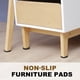 thumbnail image 5 of Uxcell 8Pcs Almohadillas Antideslizantes para Muebles, 9" Redondas, Almohadillas de Fieltro, 5 of 7
