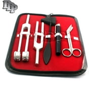 Ddp Tactical Black - Set of 5 Pcs Reflex Percussion Taylor Hammer   Penlight   Tuning Fork C 128 C 512   Bandage Scissors 5.5"