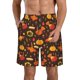 thumbnail image 1 of Balery Thanksgiving Turkey Traje de Baño Estilo Hawaiano para Hombre, Shorts de Secado Rápido con Bolsillos-XX-Large, 1 of 6