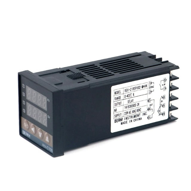Yeacher PID Digital Temperature Controller REX-C100FK02-M*AN 0 To 400掳C K Type Relay Output ( long)