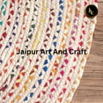 thumbnail image 2 of Jaipur Art And Craft Indian Handmade Pure Cotton Braided Bohemian Colorful Chindi Area Rug Rug Size - (10x14 Sq Feet), (120x168 Inches), (300x420 CM), 2 of 6