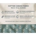 thumbnail image 5 of Soimoi Cotton Canvas Fabric By The Yard | Printed Block Print in Green | 56 Inch Wide | Medium Weight, Durable Material for Upholstery, Bags, Curtains & Crafts, 5 of 7