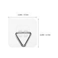 thumbnail image 2 of GETAJGHSD 20Pcs Transparent Invisible Hooks for Plates with Strong Adhesive for Home Wall Display, 2 of 8