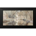 thumbnail image 2 of Frank, Assaf 24x14 Black Modern Framed Museum Art Print Titled - Canal through forest, 2 of 5