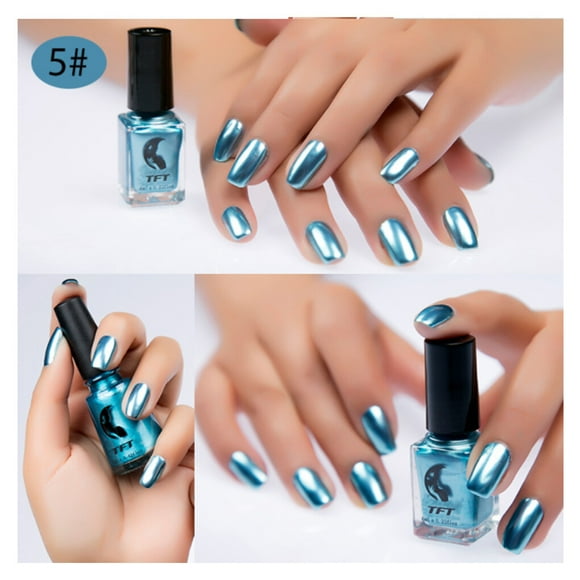 Craney Peeling Nail Polish 17 Colors products Lasting mirror Nail products Lasting 6 ML Lasting Metal Mirror Colors Nail Art Polish Gel Polish