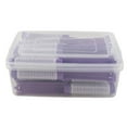 thumbnail image 1 of 20 varillas para permanente de cabello, esponjosas, rizadores de cabello, kit de herramientas de peluquería, color morado, 1 of 14