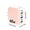 Pink-214, variant on Yulucky Plastic Fast Charging Plug,65W 6-Port USB Fast Charger with 3 USB-C & 3 USB-A Ports for Multiple Devices - Compact & Portable 100-240V Charging
