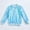 Light Blue, variant on Girls Bomber Jacket with Tassel Sequin Details Zip Up Jacket Size 2-12 Years
