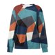 thumbnail image 4 of Puntoco Mujer Cuello Redondo Moda Casual Manga Larga Estampado Sudadera tops Blusa Puntoco Puntoco-7265, 4 of 5