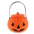 thumbnail image 2 of Seau à Bonbons Citrouille d'Halloween avec Poignée pour Fête, 2 of 8