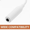thumbnail image 3 of Raindrops 3Pack USB Audio Adapter Headphones Jack Adapter TPE for Daily Use Back to School, 3 of 7