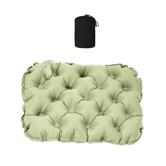 BERTDOMD Lightweight Portable Inflatable Seat Cushion for Camping, Hiking, Travel - Foldable Outdoor Sitting Pad for Comfort