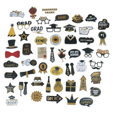 Hukai Graduation Stickers Scrapbooks Stickers Supplies Graduation Grad Stickers for High School College