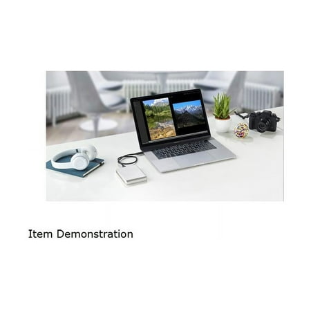 LaCie - Mobile Drive 5TB External USB 3.1 Gen 2 Portable Hard Drive - Silver Moon
