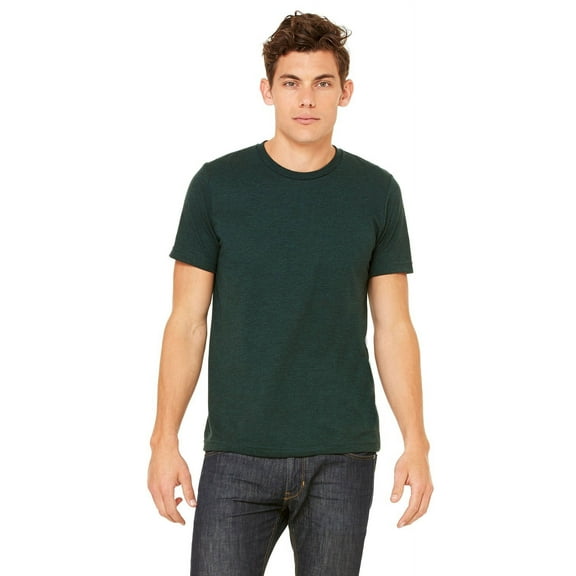 The Bella   Canvas Unisex Triblend Short Sleeve T-Shirt - EMERALD TRIBLEND - M