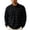 #01 Black, variant on Waffle Knit Stripe Polo Shirt for Men Casual Long Sleeve Quarter Button Pullover Top with Chest Pocket Fall Daily Work Wear,XL,Wine