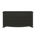 thumbnail image 3 of Prepac Sonoma 6-Drawer Dresser, Washed Black, 3 of 13