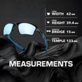 thumbnail image 5 of Oakley OO9154 Half Jacket 2.0 XL Irregular Shaped Polarized Sunglasses for Men - Includes Official Eyewear Kit - Matte Black Frame with Prizm Deep Water Lens, 5 of 7