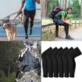 thumbnail image 5 of Leg Sleeves Compression Long Knee Sleeve Uv Preserve For Men Women Sport Basketball Football (black6 Pcs), 5 of 5