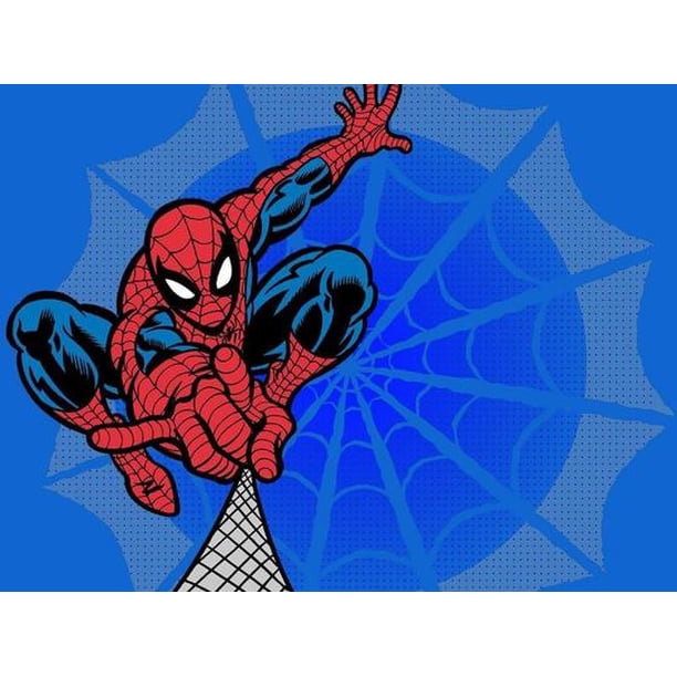 Spiderman Edible Web Background Cake Topper Frosting 1/4 Sheet Image  ABPID04362 - Walmart.com