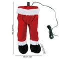 thumbnail image 3 of Christmas Leg Tree Decoration Animated Santa Legs Christmas Decoration for Outdoor Yard Holiday Display Durable Plug In Santa Claus Prop for Festive Home Party Decor, 3 of 4