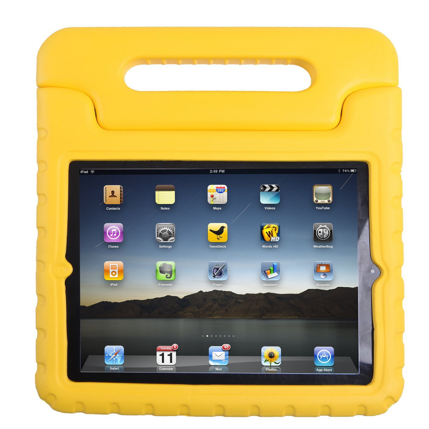 Beheren Politiek insluiten HDE iPad 2 3 4 Case for Kids - Rugged Heavy Duty Drop Proof Children Toy  Protective Shockproof Cover Handle Stand for Apple iPad 2 3 4 (Yellow) -  Walmart.com
