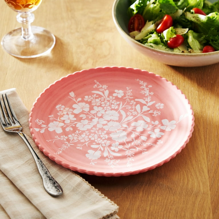 The Pioneer Woman Daisy 12-Piece Bamboo Melamine Dinnerware Set
