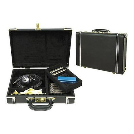 Musician's Gear Hardshell Harmonica Case Black