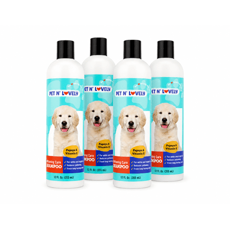 Pet N' Lovely Whitening Care Shampoo, 12 fl oz 4 Pack