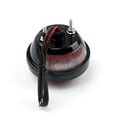 thumbnail image 2 of Round Motorcycle Tail Brake Light For Bobber Chopper Rat Custom Black, 2 of 3