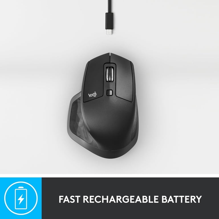 Logitech MX Master 2S Bluetooth Edition Wireless Mouse – Use on