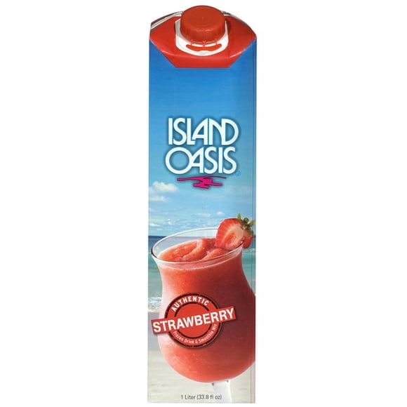 Island Oasis 1 Liter Strawberry Puree Beverage Mix