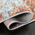 thumbnail image 5 of SAFAVIEH Crystal Priscilla Abstract Area Rug, Ivory/Rust, 5'5" x 7'7", 5 of 11