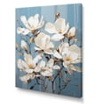 thumbnail image 2 of Designart "Tranquil Elegance Of White And Blue Magnolias VI" Magnolias Wall Art Living Room, 2 of 7