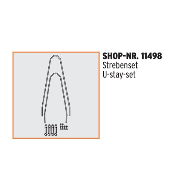 SKS Edge AL 46 Bicycle Fender U-Stay Kit - 11498
