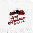 thumbnail image 4 of Inktastic My Great Grandma Loves Me with Cute Ladybugs Girls Toddler Dress, 4 of 5