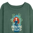 thumbnail image 3 of Disney Brave - Merida Strong Willed - Women's Lightweight French Terry Long Sleeve Shirt, 3 of 5