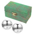 thumbnail image 3 of Workout Balls Exercise Marble Baoding Balls Chinese Massage Balls Hand Fitness Balls Metal Fitness Balls Massage Hand Balls, 3 of 4