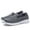 Dark Gray, variant on Women's Slip On Loafers Comfort Low Top Casual Walking Shoes, Breathable Lightweight Sneakers