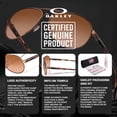 thumbnail image 6 of Oakley OO4079 Feedback Pilot Shaped Non-Polarized Sunglasses for Women - Includes Official Eyewear Kit - Rose Gold Frame with Brown Gradient Lens, 6 of 7