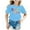 Light Blue, variant on XEGLSBU Girls T-Shirts 7-8 Kids' Back to School Graphic Short Sleeve Round Neck Tee Bright & Comfortable for Boys & Girls Pink Size 4-5 Years